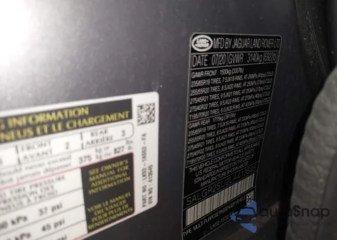 2020 Land Rover Range Rover from USA, damaged, VIN SALGR2SU2LA413545